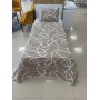 ETEHOMETEX Pamuklu Kapitoneli Yatak Örtüsü Seti TEK KİŞİLİK MİX BEJ 8696474232105